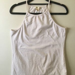 White Halter Top